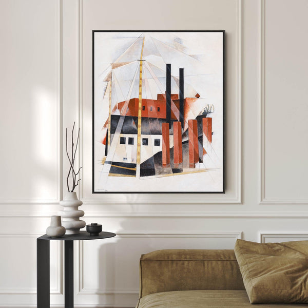Charles Demuth Artwork Canvas Print Framed Piano Mover's Holiday 1919