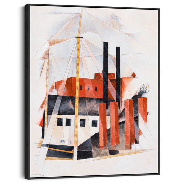 Charles Demuth Artwork Canvas Print Framed Piano Mover's Holiday 1919