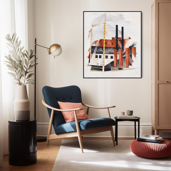Charles Demuth Artwork Canvas Print Framed Piano Mover's Holiday 1919