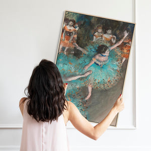 Edgar Degas - Framed Wall Art Print - Swaying Dancer Canvas Picture