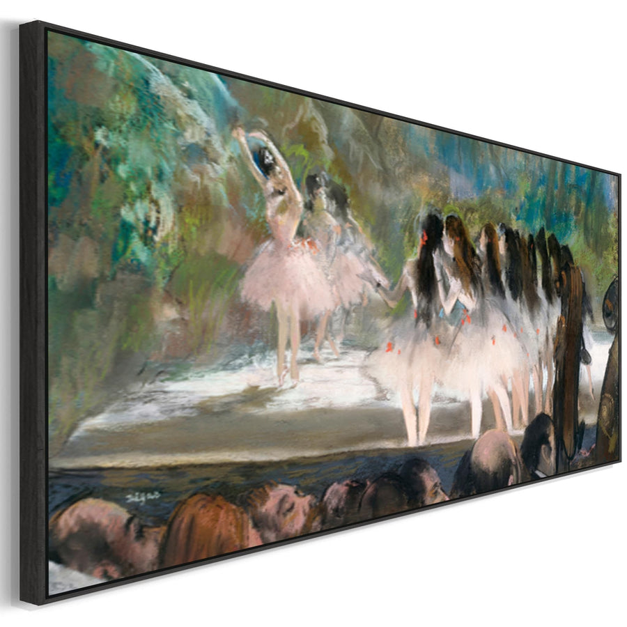 Edgar Degas - Framed Wall Art Print Canvas Picture - Ballet at the Paris Opera