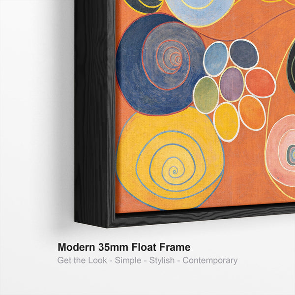 Hilma AF Klint Wall Art Framed Canvas Print of Abstract No3 Youth Painting