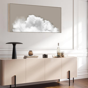 A Neutral / Beige Image of Relaxing Clouds