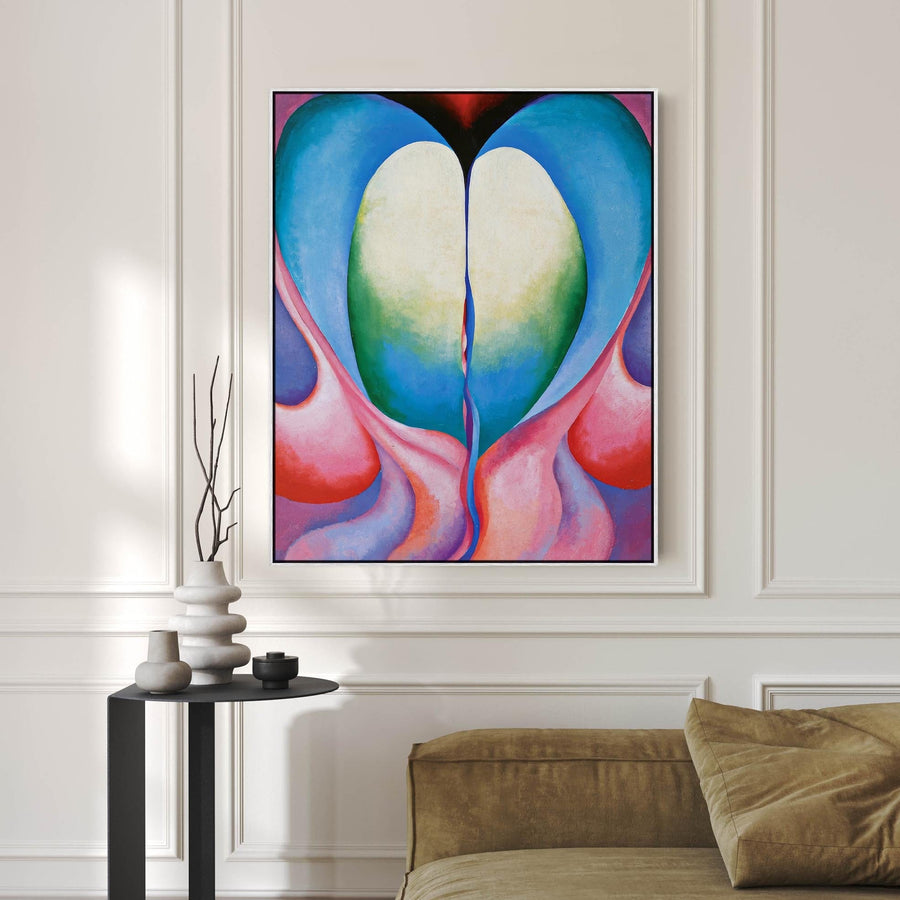 Georgia OKeeffe Framed Wall Art Print Canvas Abstract Series 1 No 8