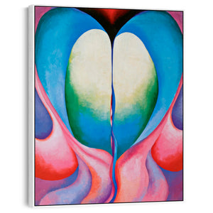 Georgia OKeeffe Framed Wall Art Print Canvas Abstract Series 1 No 8