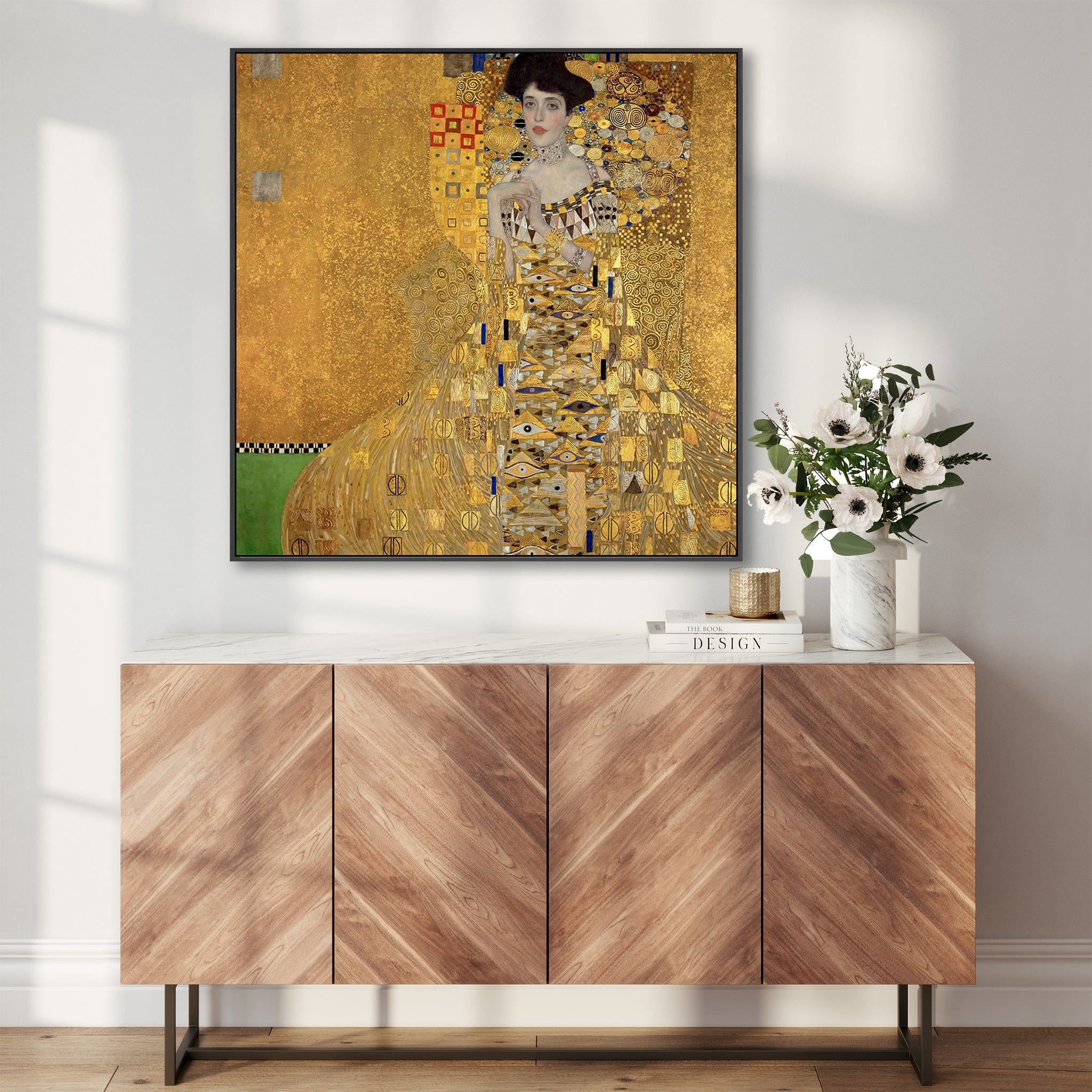 Large Gustav Klimt Framed Canvas Wall Art Print The Lady In Gold Art   Gustav Klimt Canvas Artwork Framed Picture Of Lady In Gold Adele Painting 2048x2048 