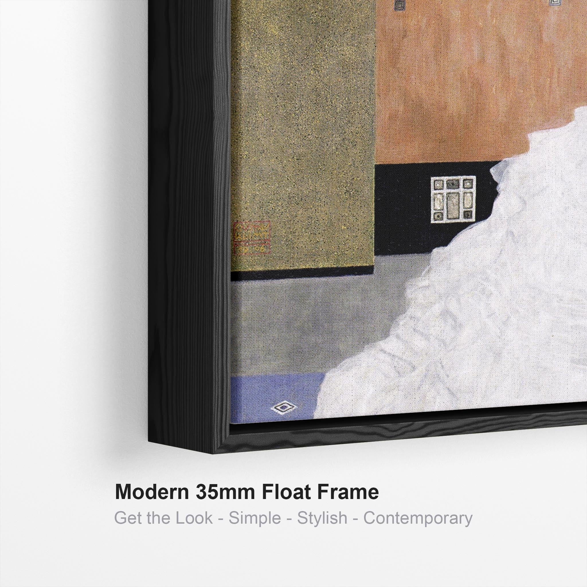 Gustav Klimt Framed Art Print Bildnis Fritza Riedler on Canvas