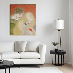 Helene Schjerfbeck Wall Art Canvas Print Framed The Family Heirloom