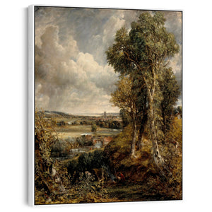 John Constable - Framed Wall Art Print Canvas Picture - The Vale of Dedham