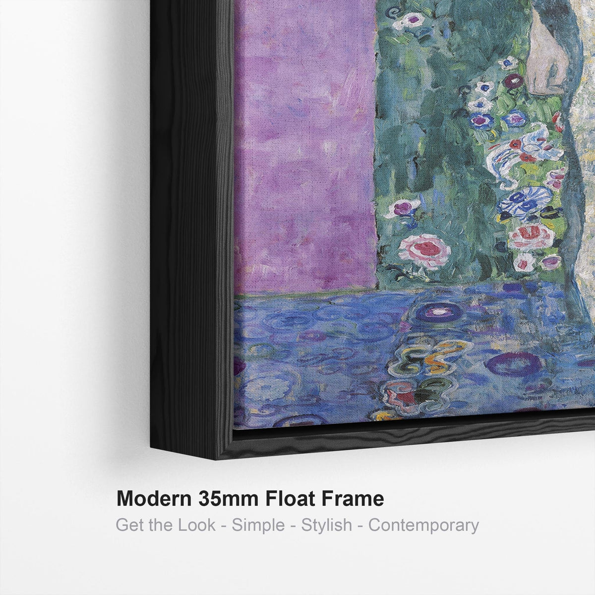 Large Gustav Klimt Framed Wall Art Canvas Prints of Portrait of Adele ...