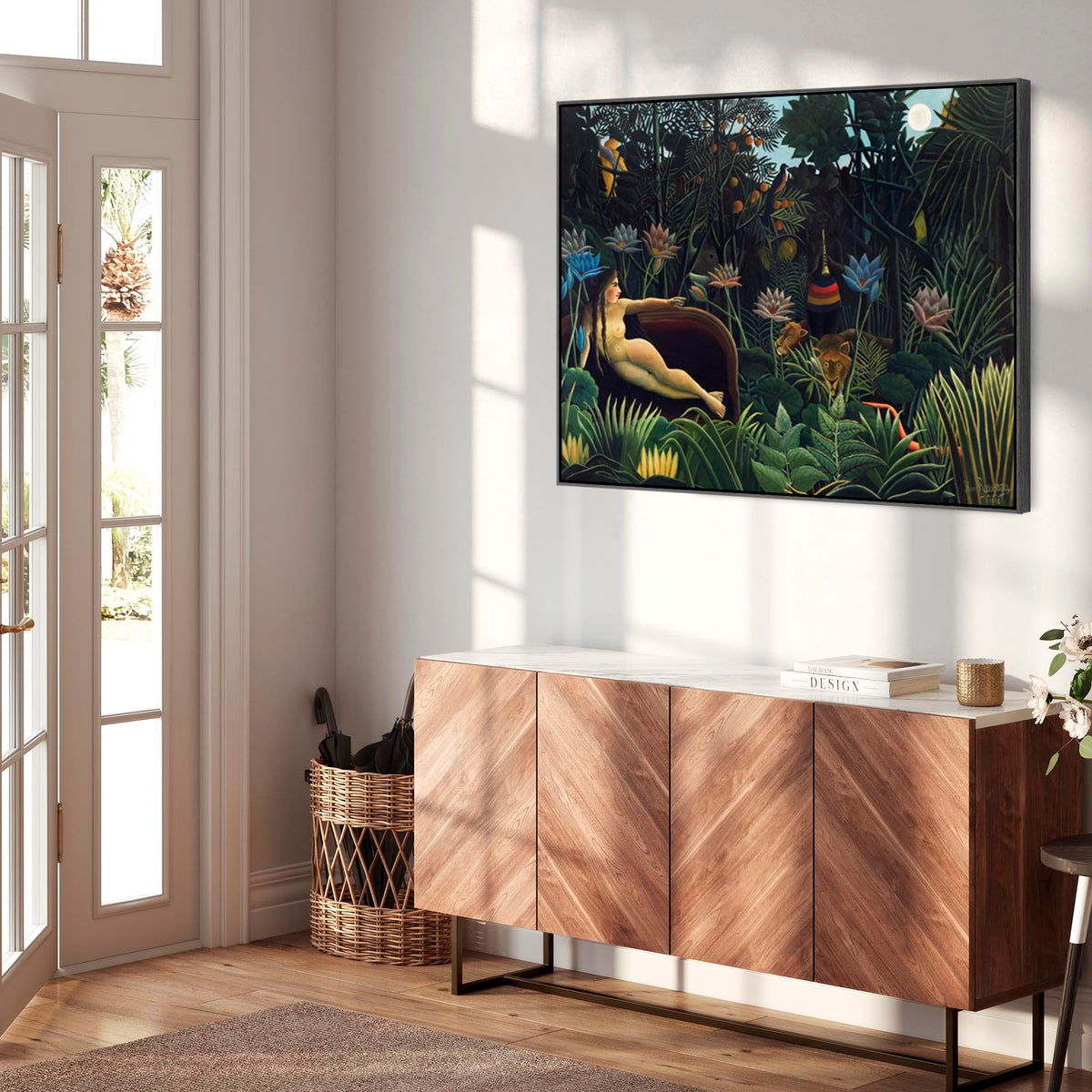 Large Henri Rousseau Wall Art Framed Canvas Print of The Dream Famous ...