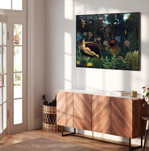 Large Henri Rousseau Wall Art Framed Canvas Print of The Dream Famous Painting