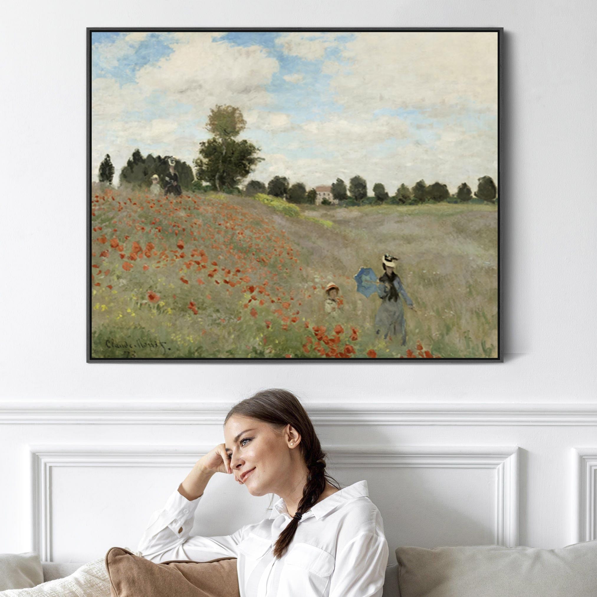 Wall decoration - Poppy field by Claude Monet - IXXI · Boutiques de musées Wall decoration - Poppy field by Claude Monet - IXXI · Boutiques de musées
