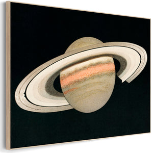 Large Saturn Rings Framed Prints on Canvas Space Planets XL