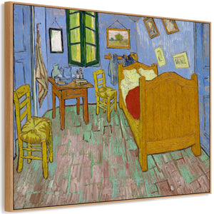Large Vincent Van Gogh Framed Wall Art Print of The Bedroom Painting