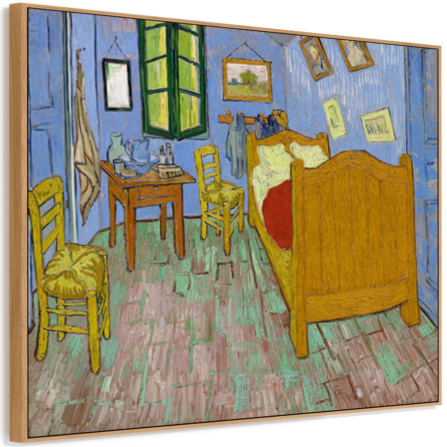Large Vincent Van Gogh Framed Wall Art Print of The Bedroom Painting