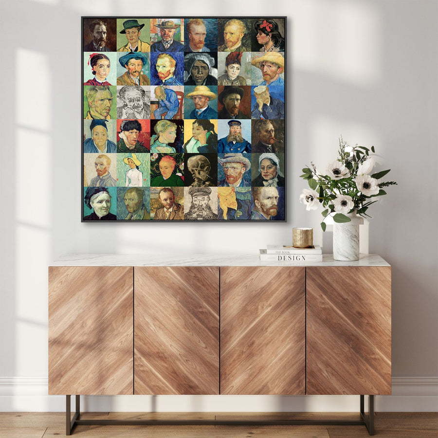 Large Vincent Van Gogh Framed Wall Art Print On Canvas Multi Coloure large-vincent-van-gogh-framed-wall-art-print-on-canvas-multi-coloure