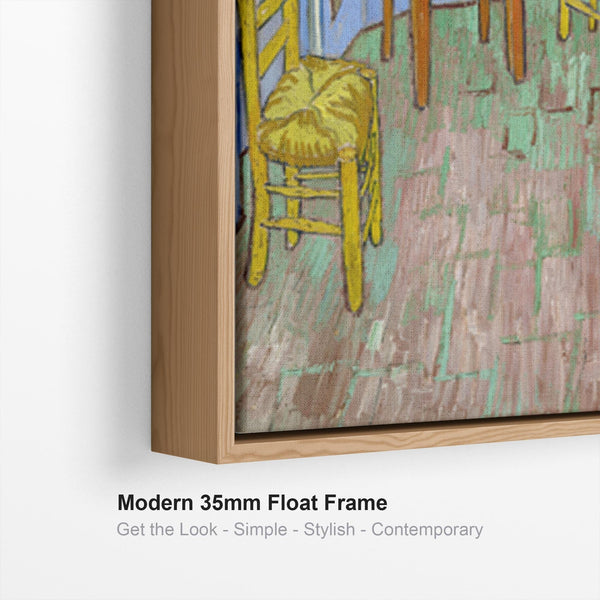 Large Vincent Van Gogh Framed Wall Art Print of The Bedroom Painting