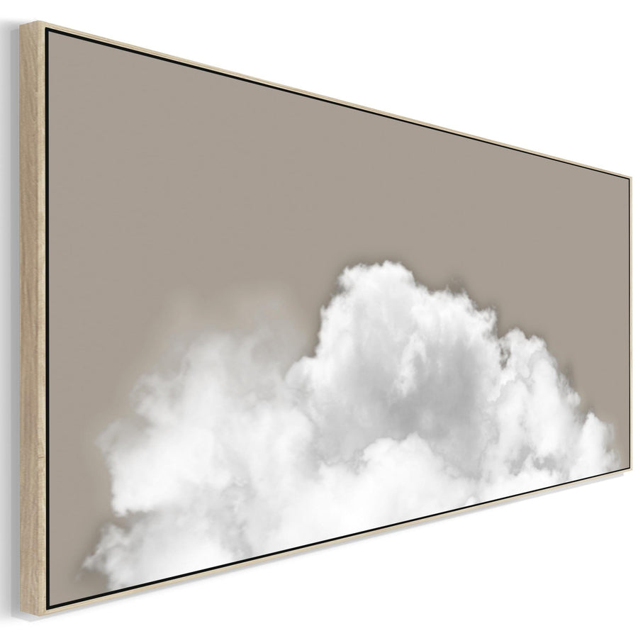 A Neutral / Beige Image of Relaxing Clouds