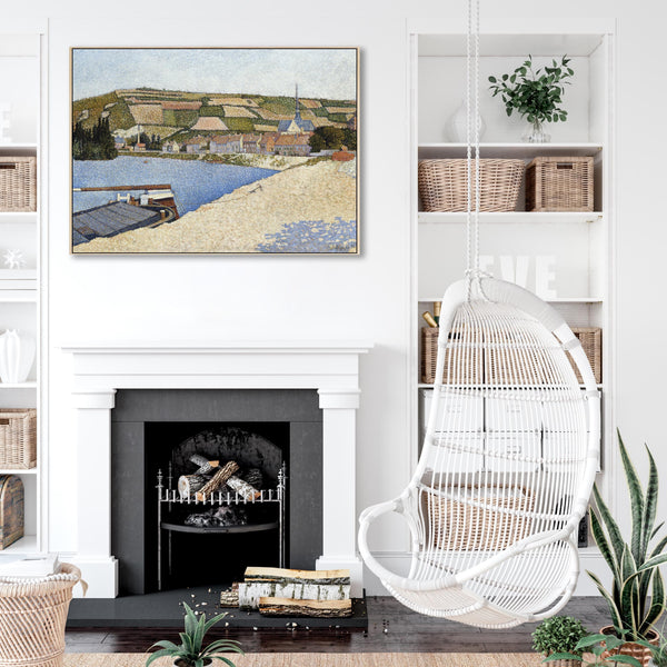 Paul Signac Artwork Canvas Print Framed Les Andelys Cote d’Aval