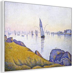 Paul Signac Framed Wall Art Print Canvas Evening Calm Concarneau Opus