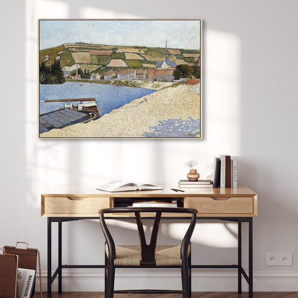 Paul Signac Artwork Canvas Print Framed Les Andelys Cote d’Aval