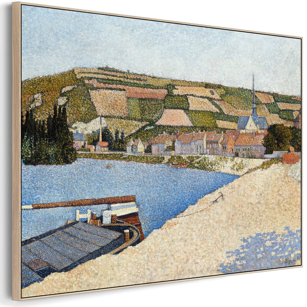 Paul Signac Artwork Canvas Print Framed Les Andelys Cote d’Aval
