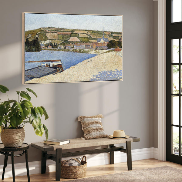 Paul Signac Artwork Canvas Print Framed Les Andelys Cote d’Aval