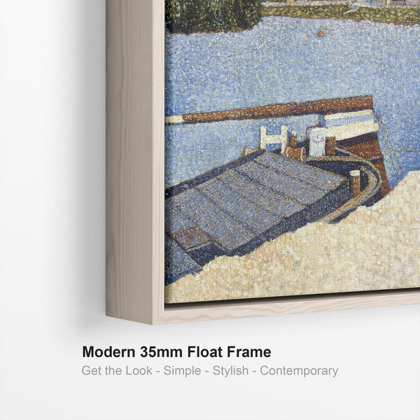 Paul Signac Artwork Canvas Print Framed Les Andelys Cote d’Aval