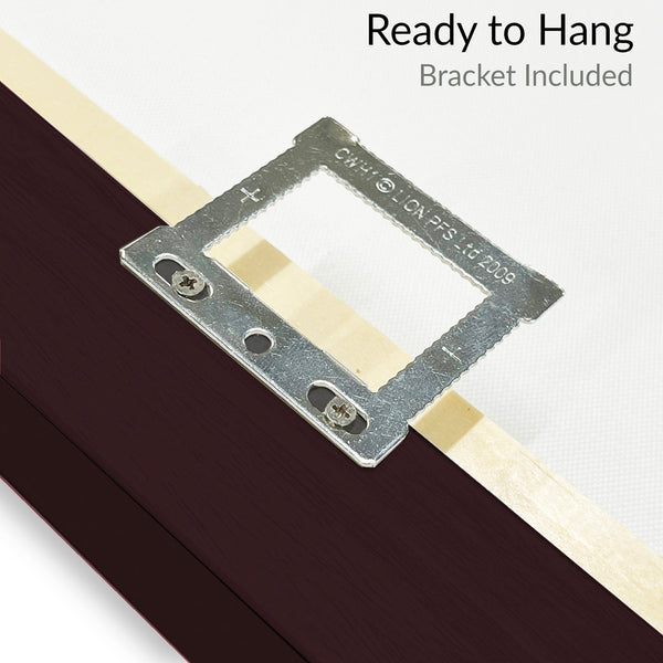 Extra Large Set of 3 Framed Wall Art for Living Room - Abstract Brown Canvas