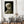 Skeleton Skull Smoking Cigarette Wall Art Framed Canvas Print of Vincent Van Gogh Painting