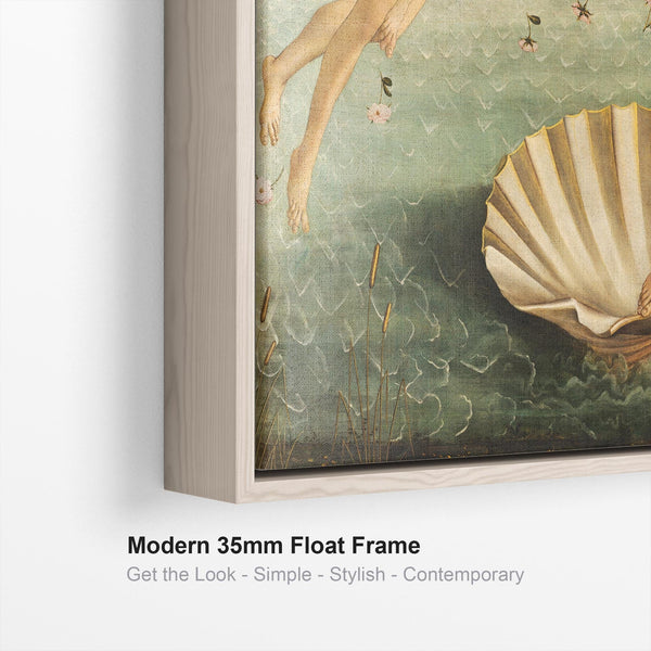 Sandro Botticelli Framed Artwork Print on Canvas The Birth of Venus