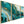 Extra Large Teal Gold Abstract Framed Canvas Wall Art - XXL 212cm Wide