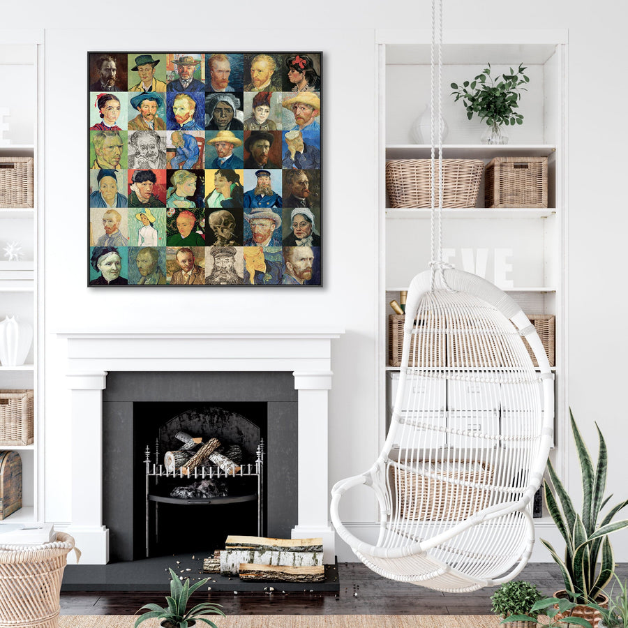 Large Vincent Van Gogh Framed Wall Art Print On Canvas Multi Coloure large-vincent-van-gogh-framed-wall-art-print-on-canvas-multi-coloure