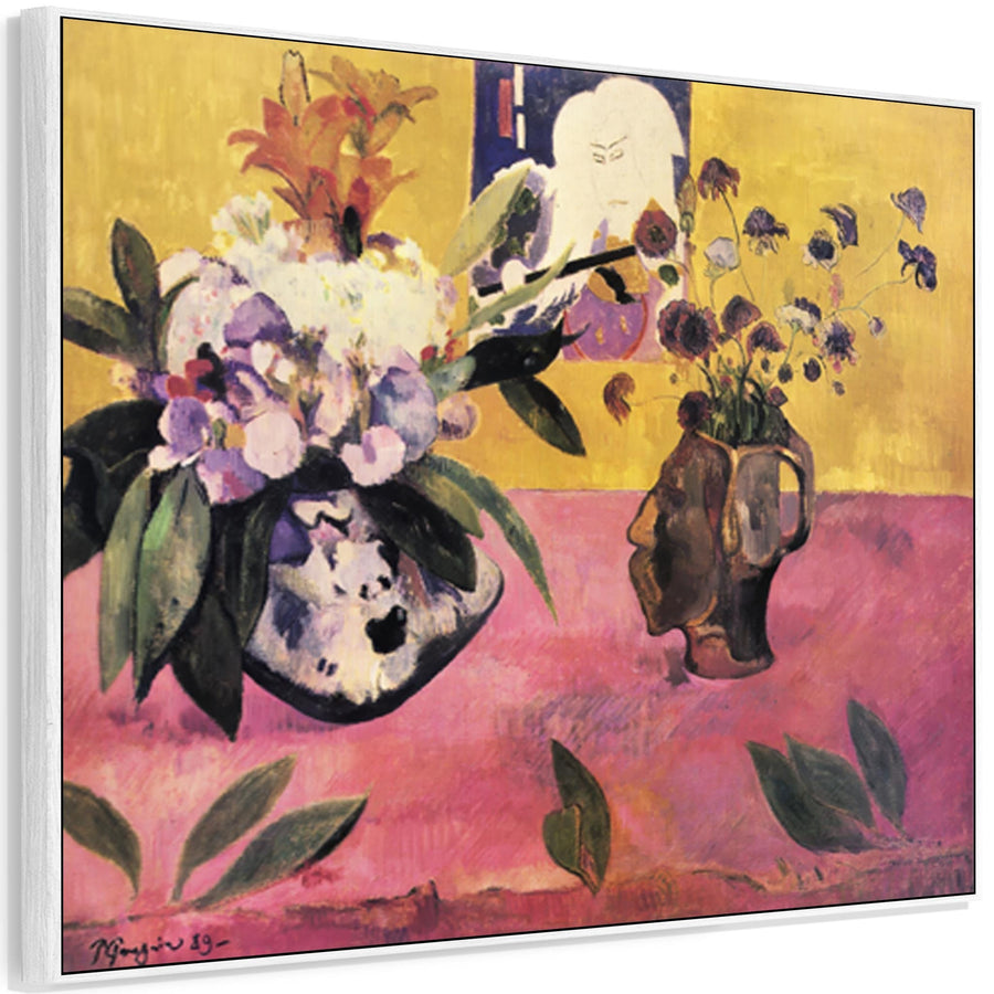 Large Paul Gauguin Wall Art Framed Canvas Print of Japanese Still Life Painting