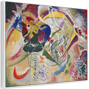 Wassily Kandinsky Canvas Framed Wall Art Print Abstract Improvisation 35