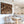 Kitchen Framed Canvas Wall Art Abstract Brown Cream - Espresso
