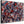 Abstract Jackson Pollock Style Framed Canvas Picture - Blue Red