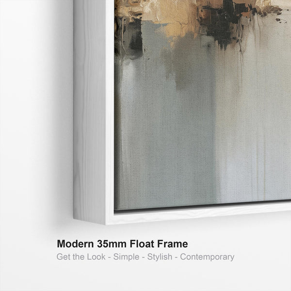 Extra Large Abstract Landscape - Stillness - Framed Canvas Art