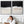 Large Set 2 Cream Neutral Black Framed Wall Art Abstract Shores