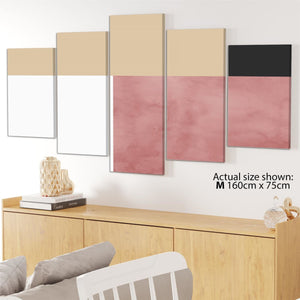 Abstract Pink Natural Design Canvas Wall Art Picture