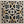 Alhambra - Moroccan Mosaic Framed Canvas - Black Cream Abstract
