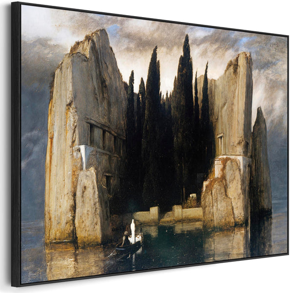 Arnold Boecklin Island of the Dead Framed Artwork Canvas Print