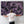 Purple Aubergine Framed Abstract Canvas - Jackson Pollock Style