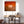 Rust Orange Canvas Artwork Framed - Autumn Patina