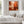 Rusty Orange Abstract Framed Canvas - Autumn Veil