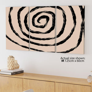 Abstract Black Natural Line Drawing Canvas Art Pictures