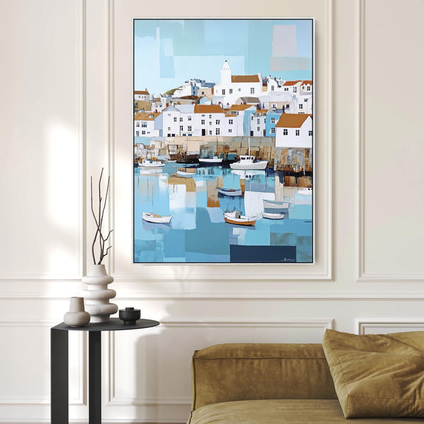 Framed Cornish Wall Art - Cerulean Harbour