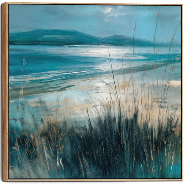 Scottish Islands Framed Coastal Beach Wall Art - Celtic Light