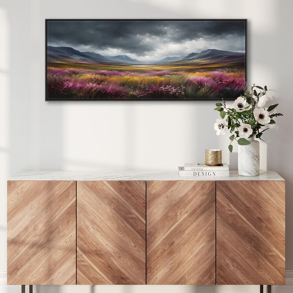 Wide Long Scottish Wall Art - Highland Panoramic